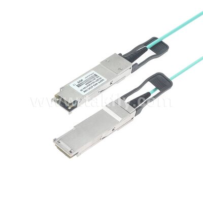 AOC 액티브 광케이블 데이터 센터 FTTH FTTX를 위한 광섬유 40G QSFP+에서 40G QSFP+