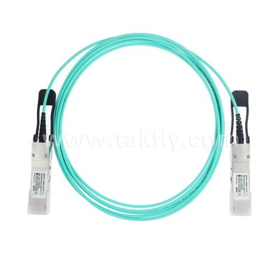 데이터 센터 FTTH FTTX를 위한 QSFP28에서 QSFP28까지의 활성 광케이블 광섬유 AOC 100Gbps