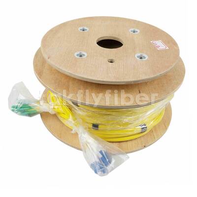 48 코어 고밀도 광섬유 브레이크아웃 케이블 (LSZH 피복 멀티파이버 케이블 어셈블리)