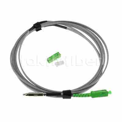 FTTH 및 FTTP용 2.0*5.2mm SC/APC - SC/APC 푸시형 광섬유 드롭 케이블 어셈블리