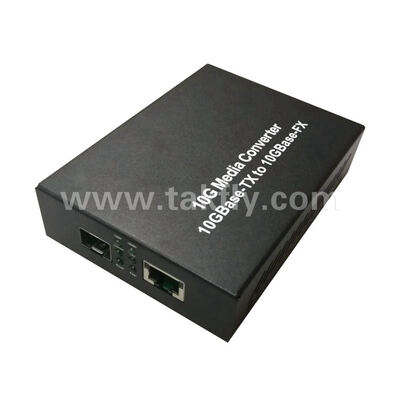 미디어 변환기 10g SFP + & RJ45 포트 FTTH 데이터 센터 통신용 광섬유