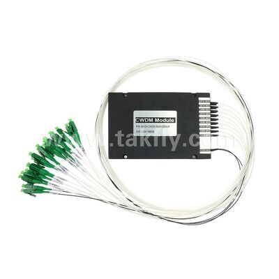 CWDM 8+1채널 MUX & DEMUX ABS 모듈 데이터 센터 FTTX용 광섬유