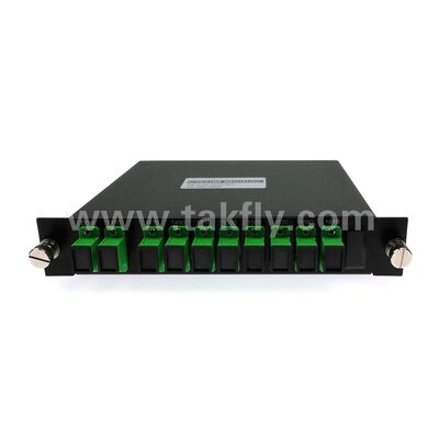 CWDM 8+1채널 MUX+DEMUX LGX 데이터센터 FTTX용 광섬유 모듈