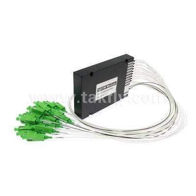 데이터 센터 통신 5G용 광섬유 DWDM 8+1채널 MUX+DEMUX ABS 모듈
