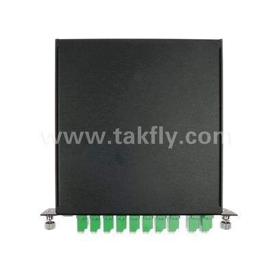 DWDM 8+1채널 MUX+DEMUX LGX 데이터 센터 통신 5G용 광섬유 모듈