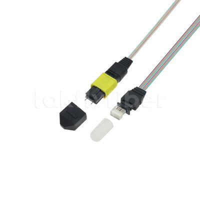 고속 트랜시버 CPO OCS 데이터 센터 애플리케이션을 위한 2x8F MTP-16CH FA 파이버 어레이 구성 요소