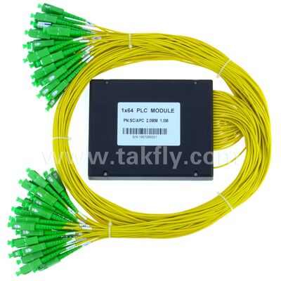 PLC 스플리터 ABS 박스 1xN SC APC/UPC Fttx 통신 데이터 센터용 광섬유