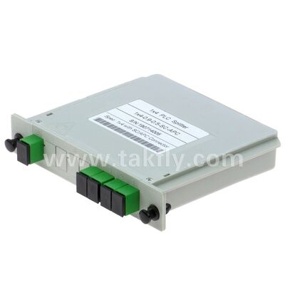 광섬유 PLC 스플리터 LGX 단일 모드 G657A SC APC/UPC (데이터 센터 통신 FTTx용)