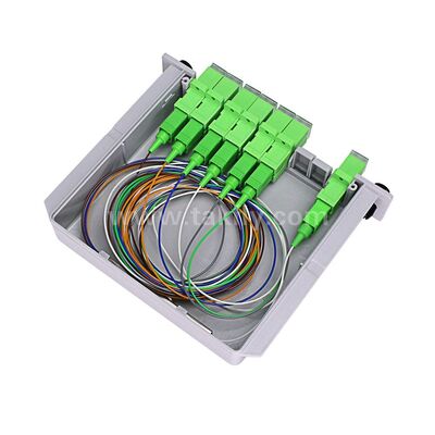 광섬유 PLC 스플리터 LGX 단일 모드 G657A SC APC/UPC (데이터 센터 통신 FTTx용)