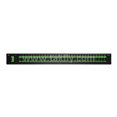 광섬유 PLC 스플리터 랙 마운트 단일 모드 G657A SC APC/UPC 데이터 센터 통신 FTTx용