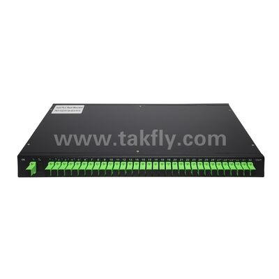 광섬유 PLC 스플리터 랙 마운트 단일 모드 G657A SC APC/UPC 데이터 센터 통신 FTTx용
