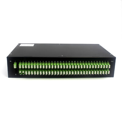 광섬유 PLC 스플리터 랙 마운트 단일 모드 G657A SC APC/UPC 데이터 센터 통신 FTTx용