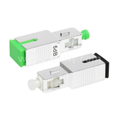 데이터 센터 FTTX용 OEM 광섬유 감쇠기 고정 LC/SC/ST/FC SM/MM UPC/APC 남성/여성