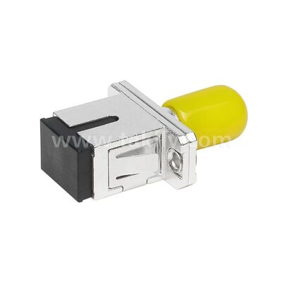 Fiber Optic Coupler ST-SC Simplex Metal Hybrid Adapter Female/Female for Data Center Telecom FTTX