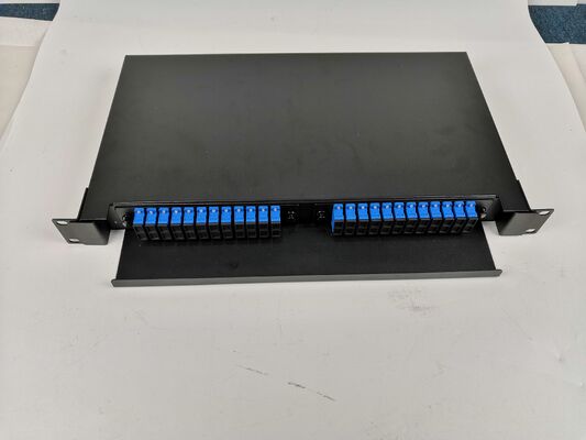 1U 48Core Slidable Rack-Mount Fiber Optic Distribution Frame with 19-Inch Rack and Easy Cable Management