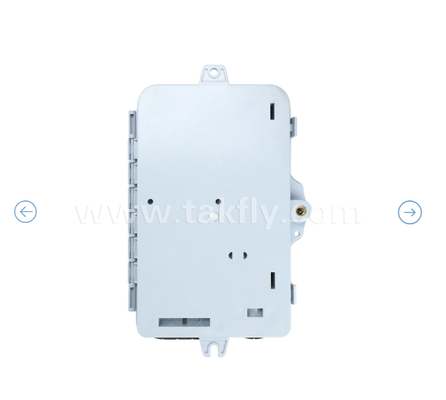광섬유 종료 상자 FTKS-1805-04A, 4 SC/APC SM SX 어댑터, 피그테일 설치, FTTH FTTx 스플라이싱 유통 분할 저장 케이블 관리 장벽 장착