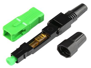 DF-5501 SC 빠른 커넥터 FTTH 드롭 케이블을 위한 사전 닦은 도구 없는 커넥터