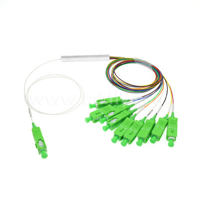FTTH/FTTX 광유통 네트워크용 0.9mm 섬유로 1×9 채널 PLC 스플리터
