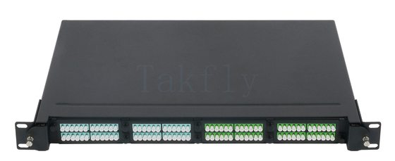 1U 19 "MPO/MTP 고밀도 패치 패널 4 카세트 슬롯, 랙 마운트