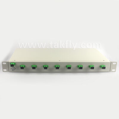 1U 랙 마운트 PLC 스플리터, 높은 균일성, 전체 파장 지원 및 역작업 능력