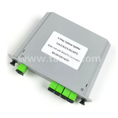 LGX 박스 PLC 스플리터 1×2에서 2×64까지 표준화 된 발자국, SC/LC 커넥터와 호환