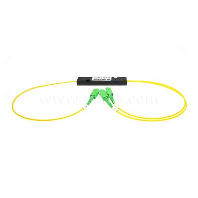 PLC 파이버 스플리터 PON 시스템에서 광 신호 결합 및 유통을 위해 SM G657A1, SC/APC, 3.0mm 미니 ABS 박스