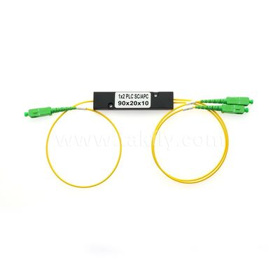 PLC 파이버 스플리터 PON 시스템에서 광 신호 결합 및 유통을 위해 SM G657A1, SC/APC, 3.0mm 미니 ABS 박스