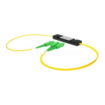 PLC 파이버 스플리터 PON 시스템에서 광 신호 결합 및 유통을 위해 SM G657A1, SC/APC, 3.0mm 미니 ABS 박스