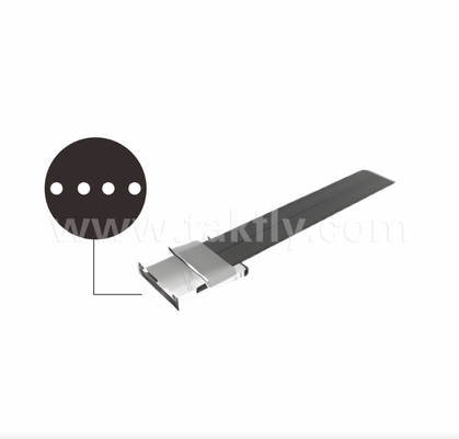 포라리제이션 유지 섬유 배열 (PM Fiber Array) 펀다 PM 섬유, 고 정밀 V-그루브, 높은 소멸 비율 (≥25dB), 낮은 삽입 손실 (≤0.5dB), 코헤런트 트랜시버,광섬유 자이로
