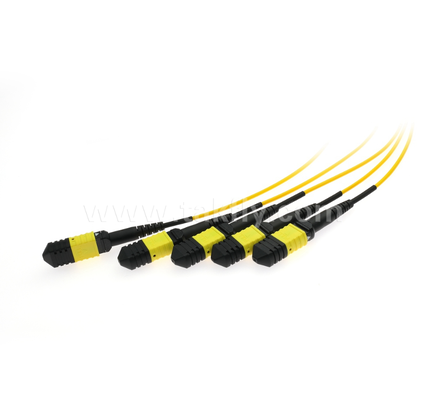 1×4 MPO/MTP SM PLC 분배기 – 단일 모드, 1×4 구성, MPO 입력 - MPO 출력, 낮은 삽입 손실(7.2dB 이하), 고밀도 데이터 센터 케이블링, 사전 종단 시스템 및 FTTx 분배용