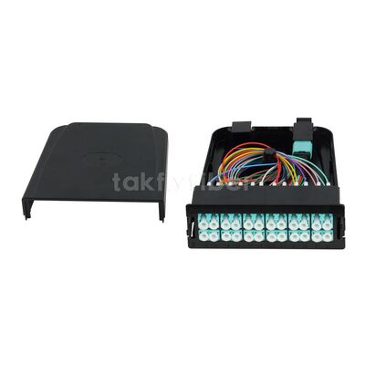 Takfly 1U / 2U 슬라이딩 패치 패널 192 섬유까지의 높은 밀도 플러그 앤 플레이 MTP / MPO에서 LC 카세트