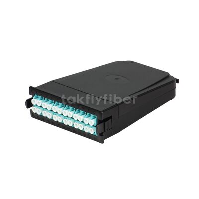 Takfly 1U / 2U 슬라이딩 패치 패널 192 섬유까지의 높은 밀도 플러그 앤 플레이 MTP / MPO에서 LC 카세트