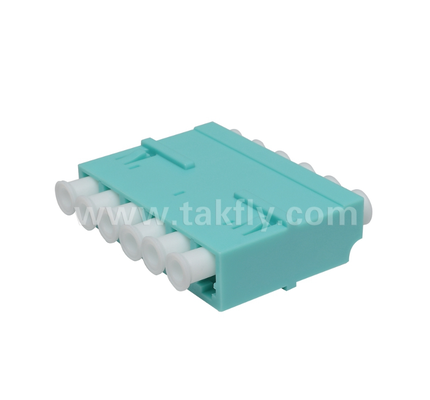 LC 6-Way 어댑터 6-in-1 LC 듀플렉스, 고밀도 섬유 어댑터, 낮은 삽입 손실, 데이터 센터 및 FTTx 고밀도 패치
