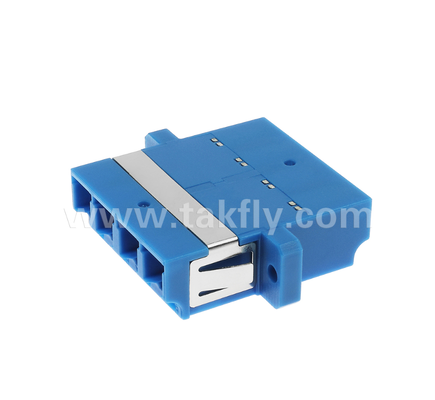 LC 쿼드 내부 셔터 어댑터 – 셔터가 내장된 4-in-1 LC 듀플렉스, UPC, 광섬유 레이저로부터 눈을 보호, 데이터 센터 및 고전력 광섬유 연결용