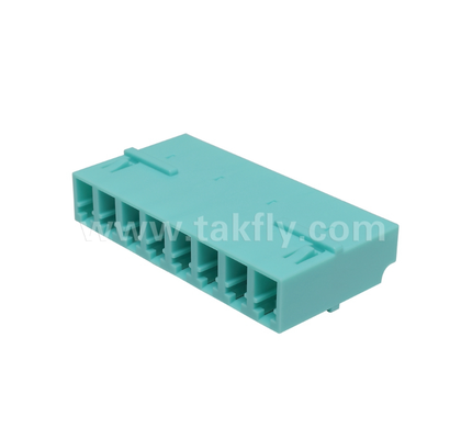 LC 8-Way 어댑터 8-in-1 LC 듀플렉스, 고밀도 섬유 어댑터, 낮은 삽입 손실, 데이터 센터 및 FTTx 고밀도 패치