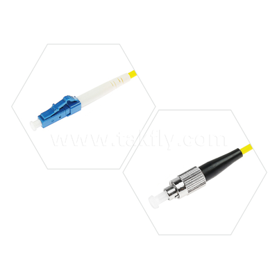 LC-FC 하이브리드 섬유 패치 코드  Simplex / Duplex, 싱글 모드 & 멀티 모드, 유연한 네트워크 상호 연결