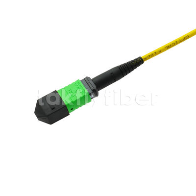 MPO MTP 패치코드 SM 트렁크 케이블 12F 데이터 센터 AI 통신 FTTX 케이블링용 광섬유