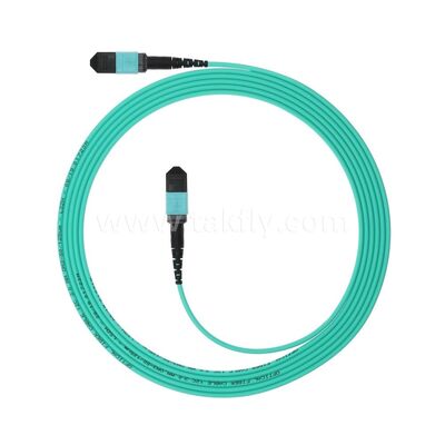 MPO MTP 패치코드 MM OM3 트렁크 케이블 12F 데이터 센터 AI 통신 케이블용 광섬유