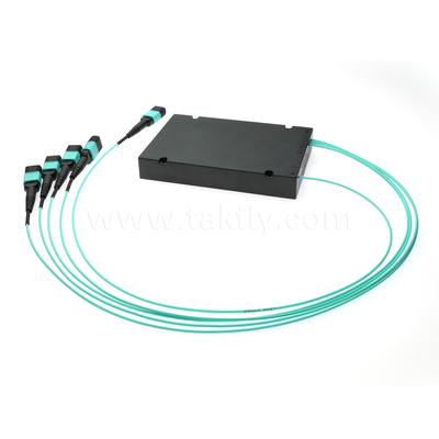 데이터 센터 FTTX를 위한 MPO/MTP 팬아웃 케이블 PLC 쪼개는 도구 1x4 SM/MM 광섬유