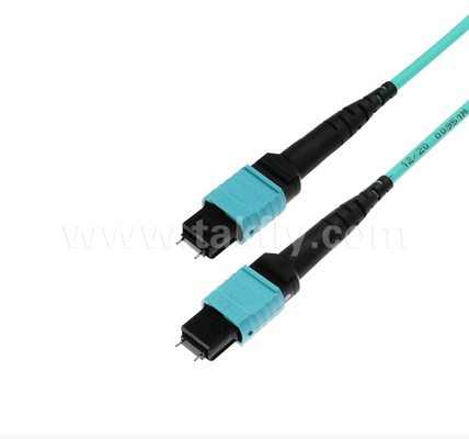 MPO/MTP 16파이버 OM4 트렁크 케이블 – 대규모 데이터 센터를 위한 고밀도, 낮은 삽입 손실(40G/100G/400G 지원)