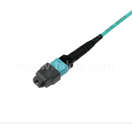 MPO/MTP 16파이버 OM4 트렁크 케이블 – 대규모 데이터 센터를 위한 고밀도, 낮은 삽입 손실(40G/100G/400G 지원)