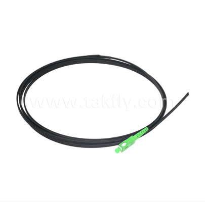 SC/APC FTTH 실외 플랫 드롭 피그테일 – 심플렉스, 사전 커넥터화, 빠른 현장 배치를 위한 진동 방지 설계