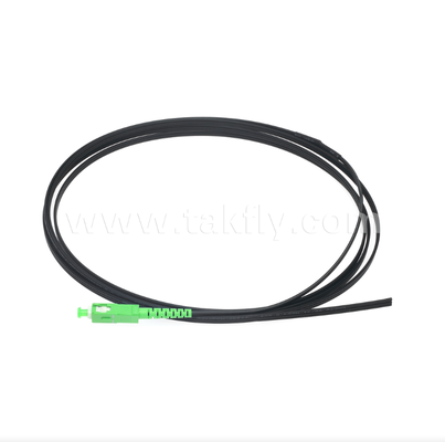 SC/APC FTTH 실외 플랫 드롭 피그테일 – 심플렉스, 사전 커넥터화, 빠른 현장 배치를 위한 진동 방지 설계