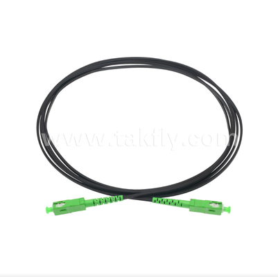 SC/APC에서 SC/APC FTTH 실내 플래트 드롭 패치 아코드 - 단순, 사전 종료, 빠른 건물 내 배포를 위한 진동 방지
