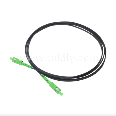 SC/APC에서 SC/APC FTTH 실내 플래트 드롭 패치 아코드 - 단순, 사전 종료, 빠른 건물 내 배포를 위한 진동 방지