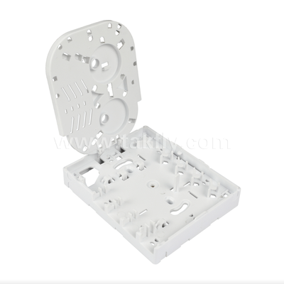 TKS-1806-04D FTTH 광섬유 종료 상자  Desk/Wall Mount, 4-Port, Indoor, Fusion Splicing & Cable Management를 지원합니다.