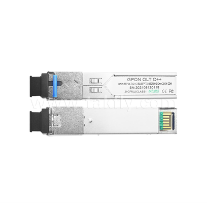 GP4321-3SCDC2x GPON OLT Class C++ SFP 트랜시버 – 2.5G/1.25G, 1490nm DFB, 1310nm APD-TIA, SC/UPC, 32dB+ 링크 버짓