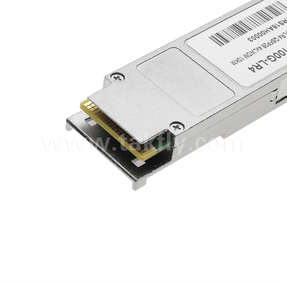 TKQS28-100G-LR4 100Gbps QSFP28 광 트랜시버 – 10km, 4 LAN-WDM 채널 (1295.56-1309.14nm), EML 레이저, PIN 수신기, 100GBASE-LR4 호환