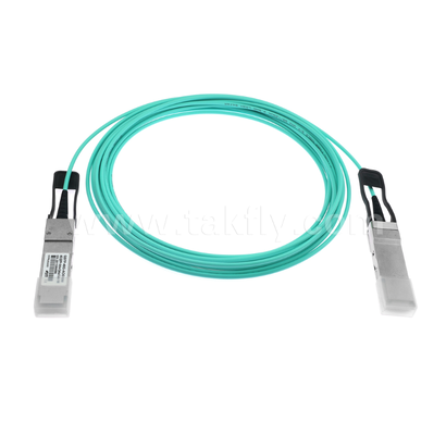 40G QSFP+ 액티브 광케이블 – 4채널 풀듀플렉스, 레인당 11.3Gbps, 저전력, 핫플러그 가능