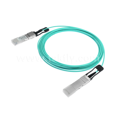 40G QSFP+ 액티브 광케이블 – 4채널 풀듀플렉스, 레인당 11.3Gbps, 저전력, 핫플러그 가능
